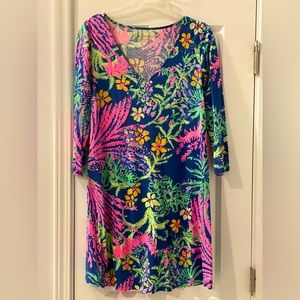 Lilly Pulitzer a-line floral dress